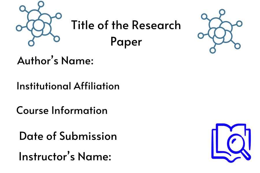 research paper cover pager