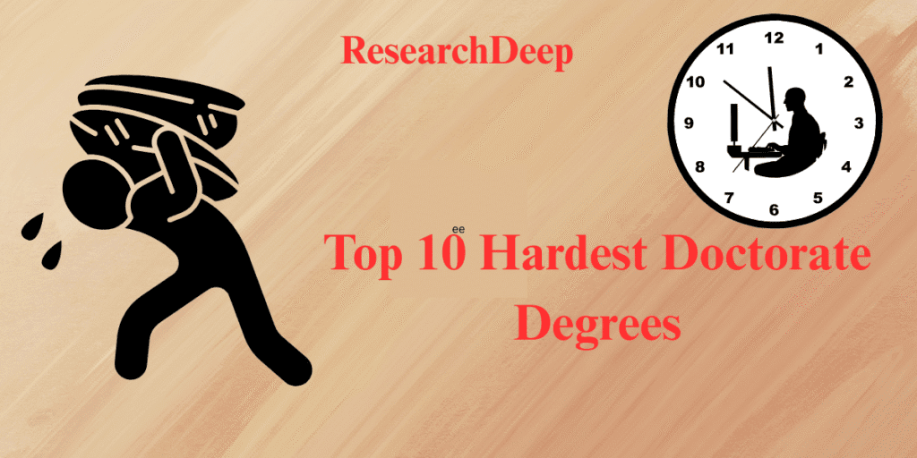 Top 10 Hardest Doctorate Degrees: Field And Rigor