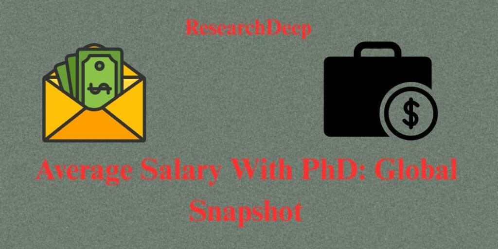 Average Salary With PhD: Global Snapshot