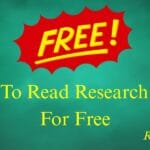 Where To Read Research Papers For Free.